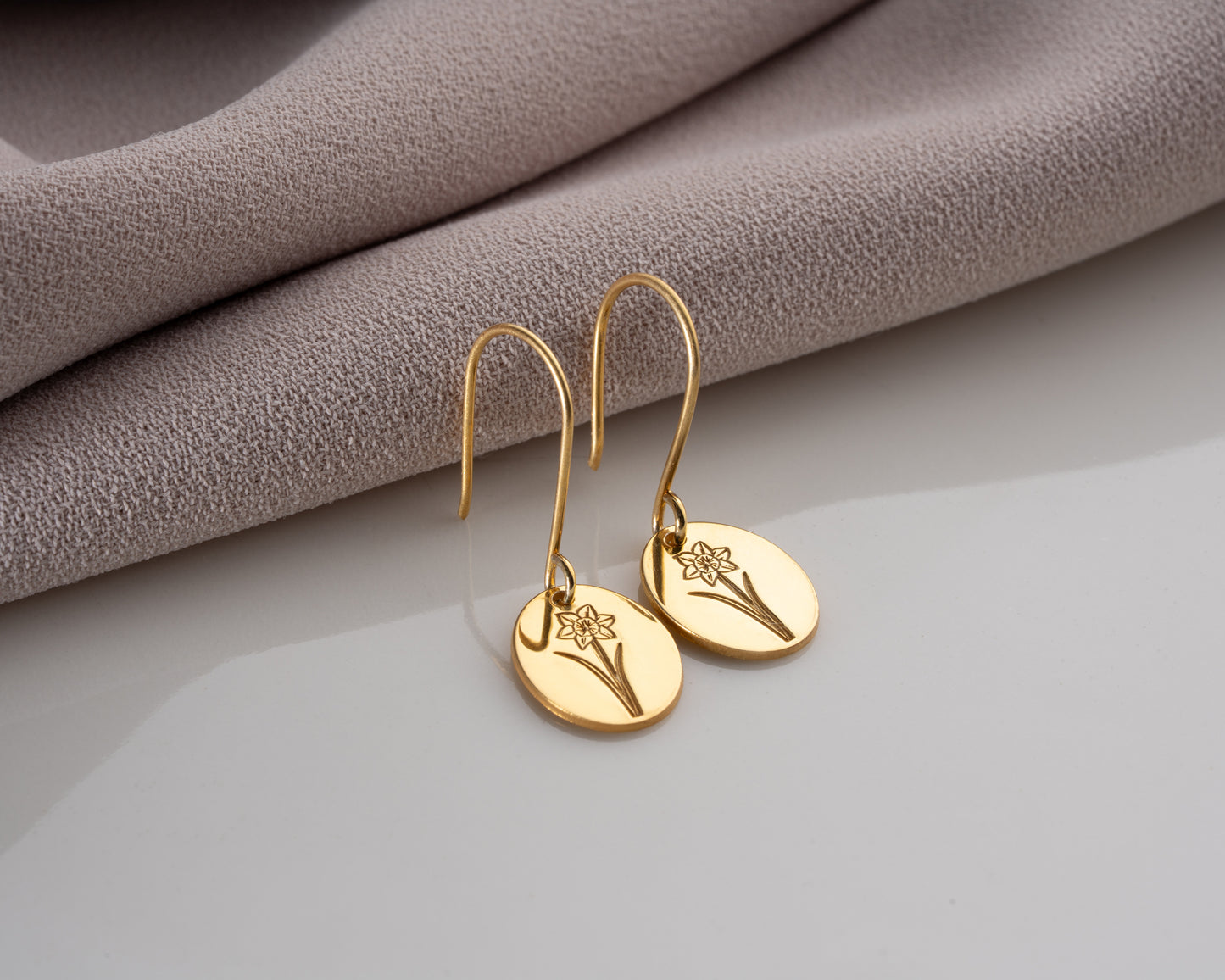 sterling silver floral earrings