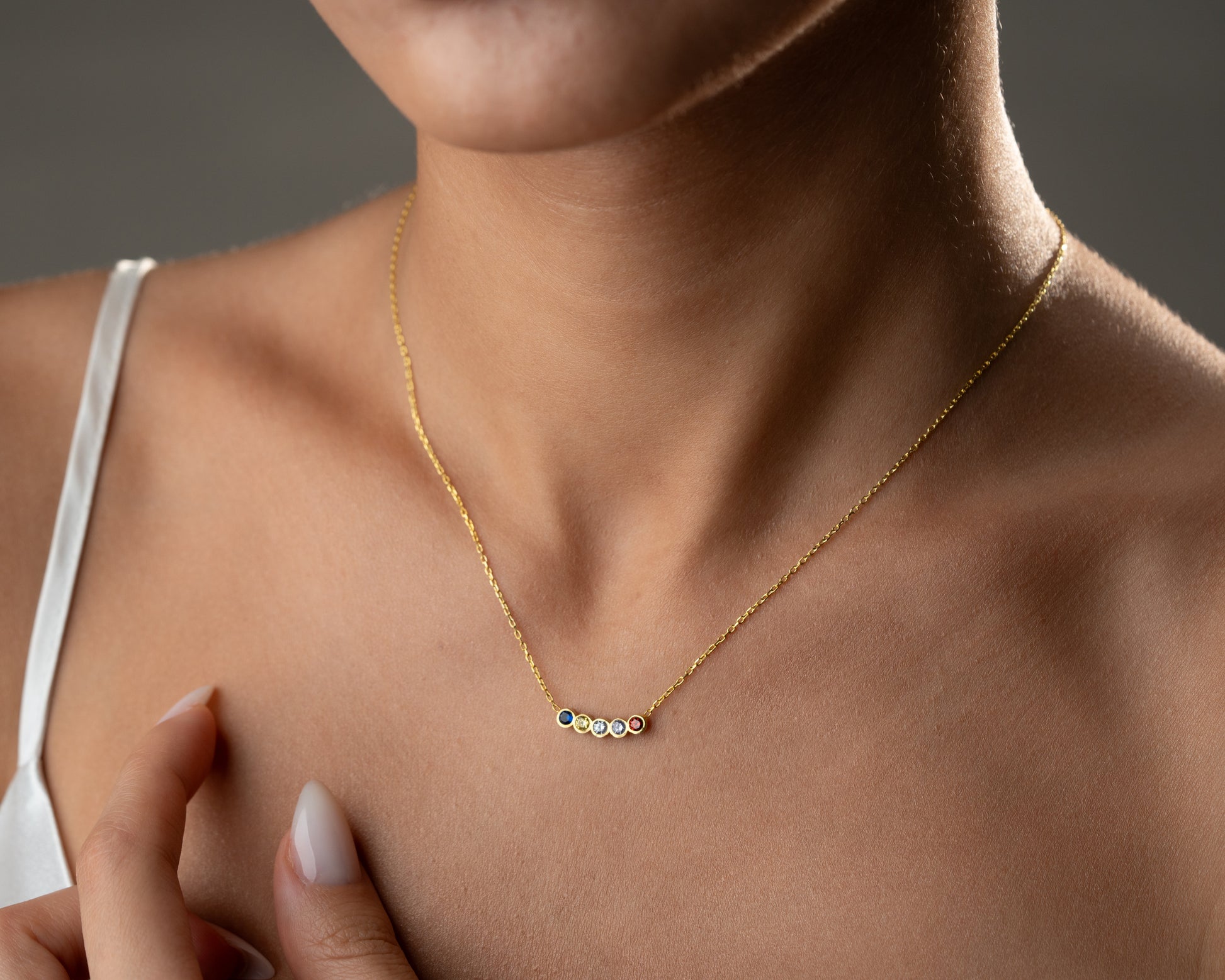 Personalized Birthstone Necklace