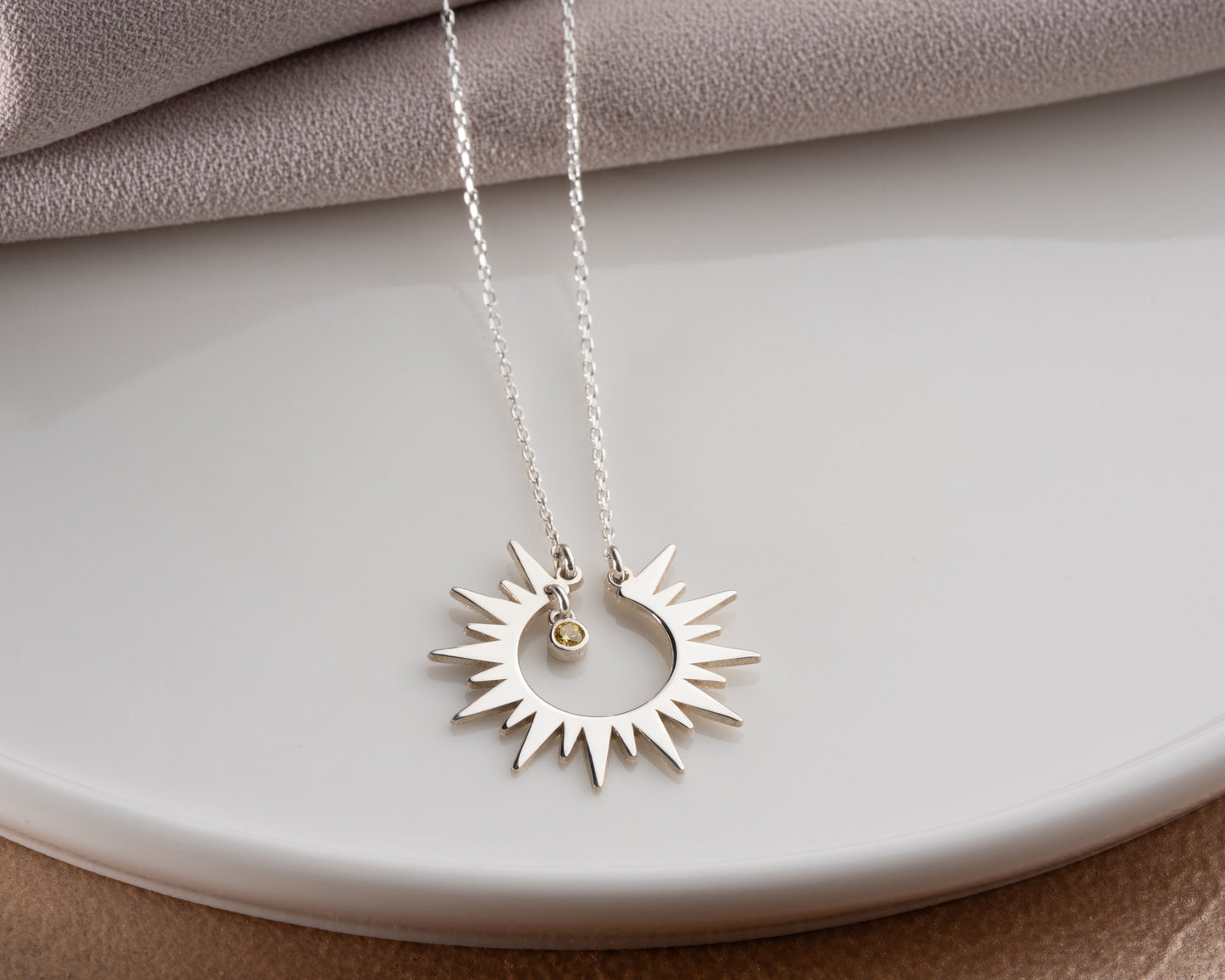 Celestial Ring Holder Necklace