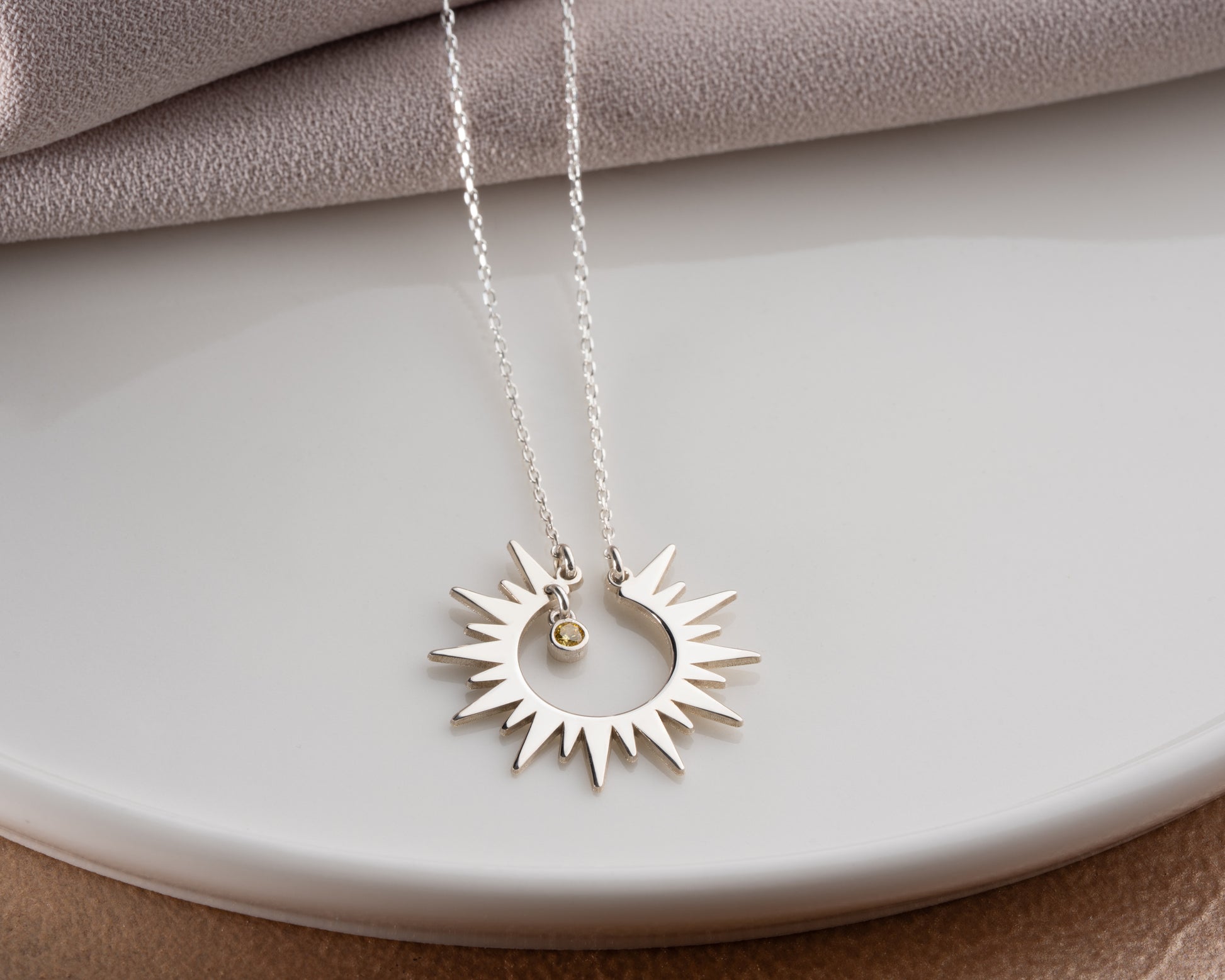 Celestial Ring Holder Necklace