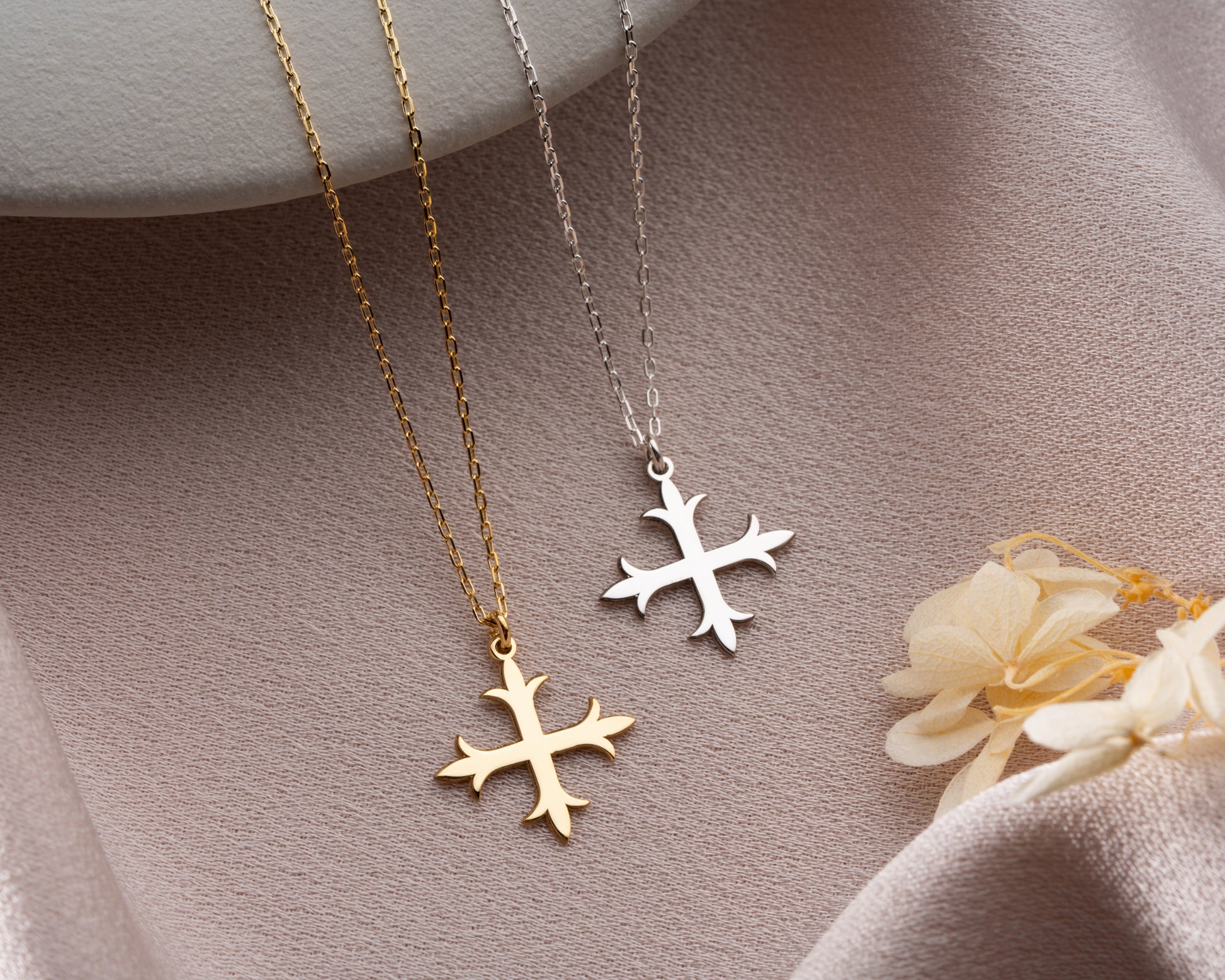 Traditional Christian cross jewelry