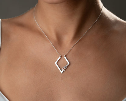Modern Ring Holder Necklace