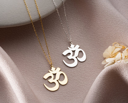 Yoga Om pendant necklace